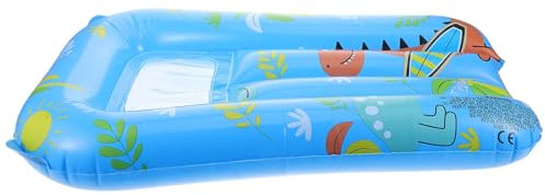 Didiseaon Inflatable Boys and Girls Float Ring with Window Blue Water Observation Toy Children's Swimming Pool Floating Mat for Water Play and Diving Activities