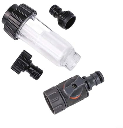 Set completo con attacco rapido e regolatore per camper e giardinaggio