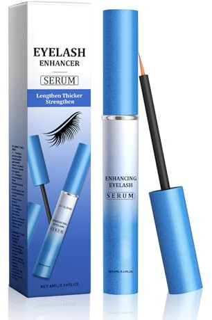 Wimpernserum ohne Hormone, Natürliches Wimpern Serum Schnell Wachstum, Wimpernwachstumsserum für Wachstum und Dichte Wimpern, Lash Serum für Längeres, Volleres, Stärkeres Wachstum