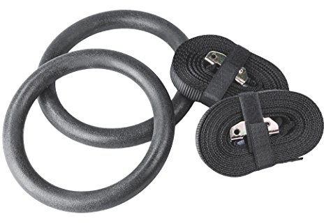Lex Quinta Turnringe/Turnringset - 2 extralange 4,5m Gurte zur Aufhängung