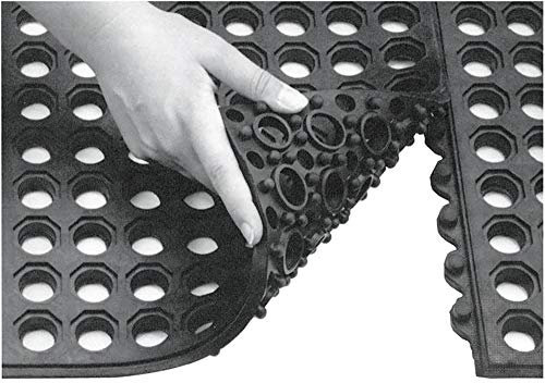 Format 4053569254755 – Gummi Steckmatte schwarz geschlossen 900 x 900 x 15 mm