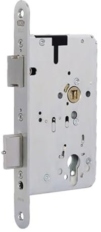 Fluchttürschloss B-23210-44-L-8 2-flg. Funk. B, Rundstulp 24,PZ 65 universal