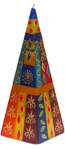 Kapula Große Pyramide Kerze afrikanischen Mineral '9 x 25 cm
