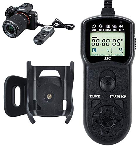 Intervalometer Wired Timer Remote Shutter Release Control & Clip Holder for Sony A1 II A7RV A7R IV A7 IV III II A7SII A9III A6600 A6500 A6400 A6300 A6100 A6000 RX100 VII VI VA V IV III RX10III FX30