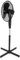 Pifco P51002 Pedestal Fan, 2 Speed Settings, Adjustable Tilt with Oscillation Function, Anti Slip Feet, 16 Inch, Black