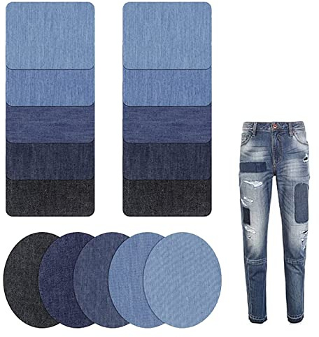 Aufbügelbare Flicken,Bügelflicken Jeans,Bügelflicken,Aufbügelflicken,Flicken zum Aufbügeln,für Jeans Kleidung Kleid DIY-Zubehör (15)