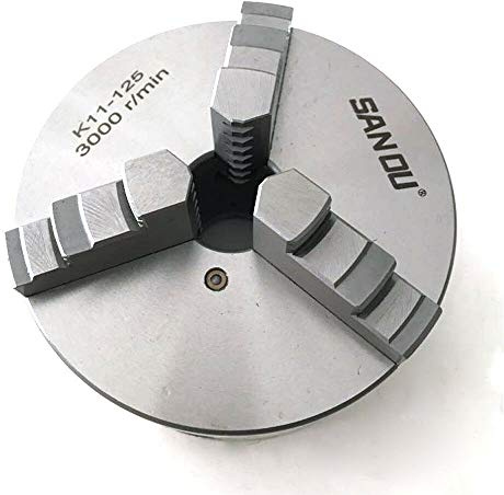LENJKYYO Präzisions 3 Backenfutter Ø 80/100 / 125 MM Dreibackenfutter Drehbankfutter Spannfutter Präzisions 3-Backenfutter Präzisions Dreibackenfutter Drehbankfutter Drehbank CNC (80mm)