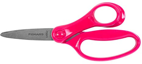 Fiskars Barnsax, Sax för stor Barn i Ålder av 8-11 År, Längd: 15 cm | Rosa, 1067851
