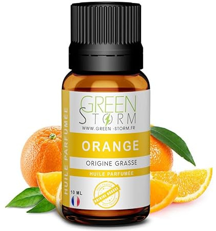 Huile PARFUMÉE Orange 10 ML, Huile Essentielle - Diffusion, Cosmétique, Massage, Bain aromatique - DIY Bougie, Savon, Crème, Huile, Lotion - Peau Cheveux Green-Storm