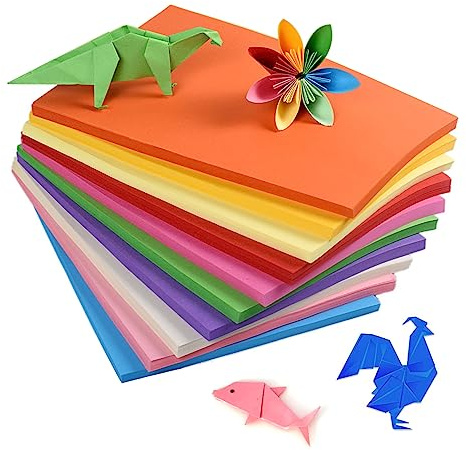 SYJINHUASY 100 hojas de papel de colores A4 para impresora, 70 g, hecho a mano, papel de origami, papel decorativo, 100 colores surtidos, para manualidades, manualidades (milímetros, 297 x 210)