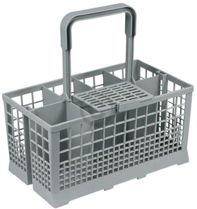 Universal Besteckkorb für Spülmaschinen 24,5x14 cm | Passend für Bosch 00093046, Siemens, Bauknecht, Gorenje, AEG, Privileg | Robustes Design für sauberes Besteck | Spülmaschinenkorb Ersatzteil