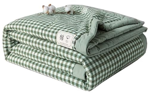 Primaverile Estivo Copriletto Trapuntino Cotone Per Letto Per Singolo/ Matrimoniale/Una Piazza e Mezza Morbida Coperta Leggera Trapunta Estiva Morbido E Confortevole(Color 28,150x200cm/only 1 Quilt)