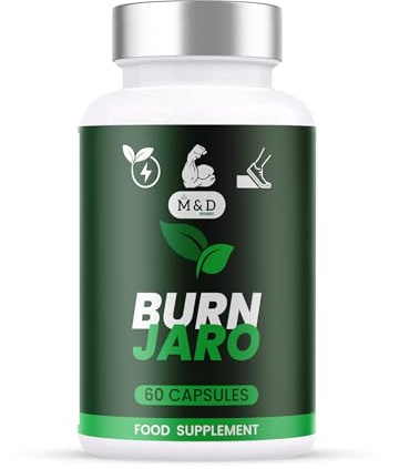 Burn Jaro - Food Supplement - Natural Ingredients - 60 Capsules