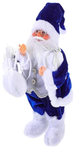 Homoyoyo Muñeco De Papá Noel Figura Navideña Decorativa Estatua De Papá Noel Adorno De Mesa Accesorio para Escena Navideña Linda De Decoración De Mesa Artículo para Fiestas