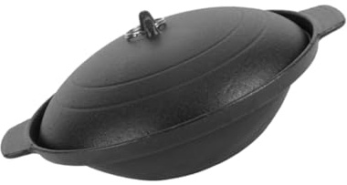 ZUNOXAZ Olla De Barro Casera Amarilla Para Olla Arroz y Pollo Guisado y Funcional Para Cocina Tradicional