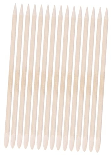 Palo para Limpiar Uñas 50 Piezas de Madera Beige para Manicura | Quitacutículas y Piel Muerta, Herramienta Portátil y Ligera, Uso en Limpieza Uñas
