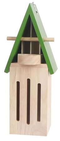 Itkcozcg Handgefertigter Schmetterlings Lebensraum Aus Holz Einfache Installation Gartendekoration Für Naturbeobachtungen Wetterbeständiger Schmetterlingsschutz Aus Holz
