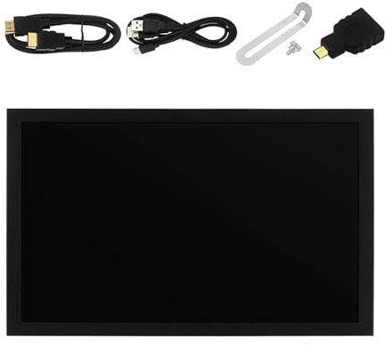 Itkcozcg 7Inch Panel Monitor Clear Visuals Multiple Device Connection HDTV-compatible VGA AV Type C Power Supply for PC Hdtv-compatible VGA AV Input LCD Display