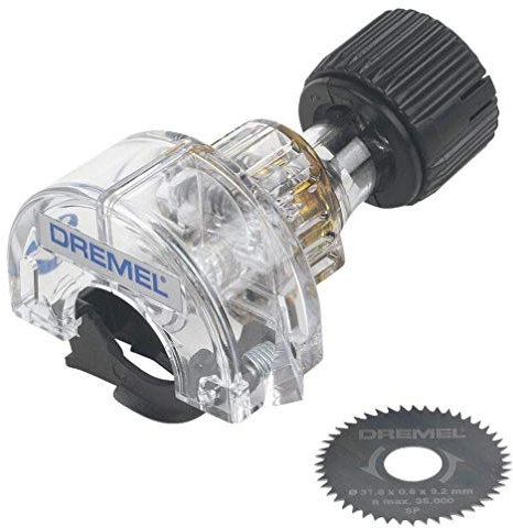 Dremel 670 Minisierra Circular - Complemento para Multiherramientas para Cortes Finos y Rectos en Madera. Profundidad de Trabajo 6,4mm