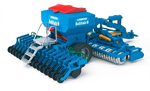 bruder 02026 - Lemken Solitair 9-1:16 Sämaschine Anhänger Bauernhof Landwirtschaft Traktor-Zubehör