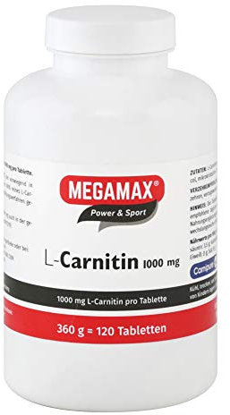 MEGAMAX L CARNITIN 1000MG, 120 St