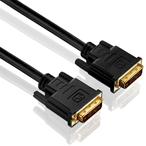 PureInstall PI4200-150 Dual Link DVI-Kabel (DVI-D Stecker (24+1) auf DVI-D Stecker (24+1)), 15m, schwarz