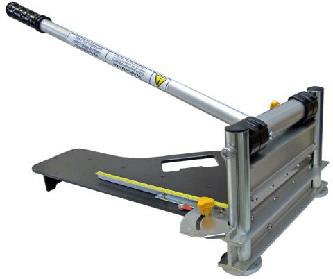 qteck Laminatschneider LC225, 66LC225000002, 225mm mit Lineal Parkettschneider Designcutter