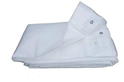 Bâche armée de couverture 200gr/m² Transparent 5m x 6m