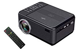 INOVALLEY Mini projecteur Lecteur DVD Full HD - 2x10 W - 2 Ports HDMI, Port VGA