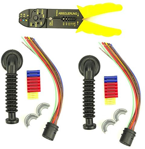 GEWIE 61502M, Kabelbaum Reparatursatz Kabelsatz kompatibles Ersatzteil für Opel Zafira A Türen hinten