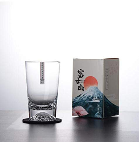 Maya Star japanese style transparent whiskey glasses wine glasses, widely used in scotch whiskey brandy whiskey cocktail beer glass-Mount Fuji three-dimensional cup prickom A2