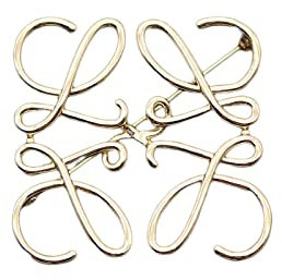 HNFYSMQL Kupfer galvanisieren Gold Brosche Anzug Corsage Pin Mantel Pullover Frauen-Gold