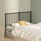 Lechnical Tufted Headboard,Headboard Cushion,Dorm Bed Headboard,Metal Headboard Black 125x3x90 cm