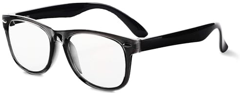 GALVANOX Lentes falsos para niños, lentes transparentes sin receta, marco TR90 con lentes inastillables