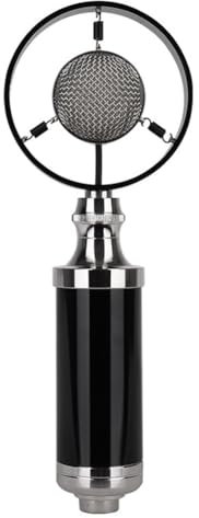 Closer Micrófono de estudio de grabación con cable de condensador profesional para transmisión en , color negro, fácil de usar