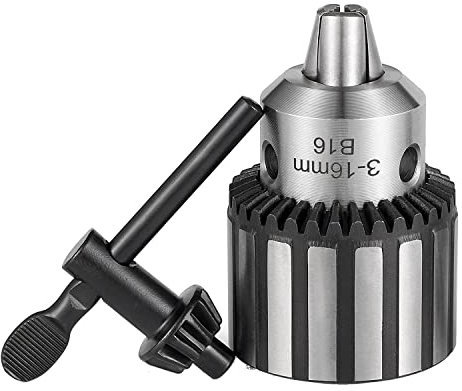 iFutniew Mandrin HD Chuck HEAVY DUTY 5/8 Pouces (16 Mm) Mandrin MagnéTique pour Perceuse à Colonne (B16)