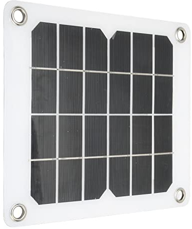 5V 20W 3A Solar Charge Kit, Mono Kristallines Solar Panel Tragbares Solar Ladegerät USB 5V Ausgang Als Telefon-Power Banks, für Wohnmobil, Boote, Camping
