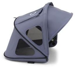 Bugaboo Dragonfly Breezy Sun Canopy Seaside Blue | una protección solar óptima, repelente al agua, Seaside Blue