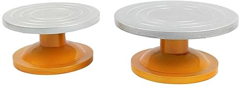 LSYHHXC Töpferscheibe aus Ton, rutschfest, robuste Bildhauerscheibe, Drehteller for Farbsprühen, Keramikmodellbau, Modellieren, Basteln(Diameter 30cm)