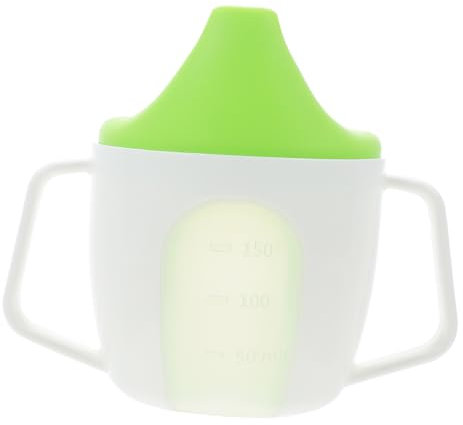 IWOWHERO Gobelet Deau Pour Bébé Au Design Élégant 150 Ml Portable Avec Poignées Double Poignée Pour Garçons Et Filles.
