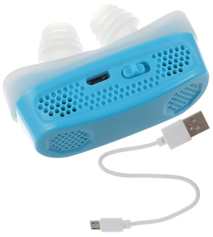 TOVINANNA Dispositivo Elettronico Antirussamento, Soluzione per Russare, Clip Nasale in Abs, Migliora Flusso D'aria e Sonno, Russare Rimedi Efficaci Uomo