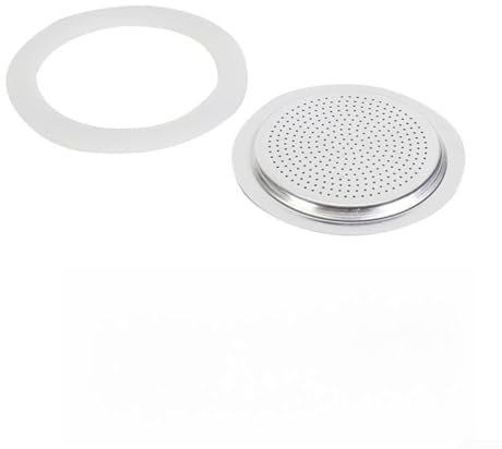 Silicone Gasket Seal for Espresso For Coffee Pot, Replacement Part for Moka Stovetop Brew System (9 cup+sieve)