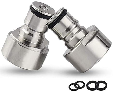 FZCXHONJ Home brewing Ball Lock Conversion Kit,Sankey Keg Coupler Adapter FPT 5/8 Thread Stainless Steel Ball Lock Quick Disconnect Gas & Liquid Post Wine accessories
