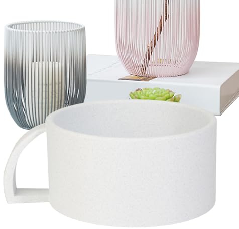 Birtern Bol de savon à raser – Coupe en mousse antidérapante à large ouverture pour salon de coiffure, bol de mousse à raser – pour homme, père, père, mari, petit ami