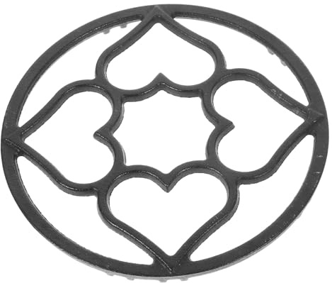 BESPORTBLE Cast Iron Non- Wok and Pot Rack for Gas Stove Four and Five Universal Stove Grill Top Accessory Kitchen Replacement Support for Wok Cooking
