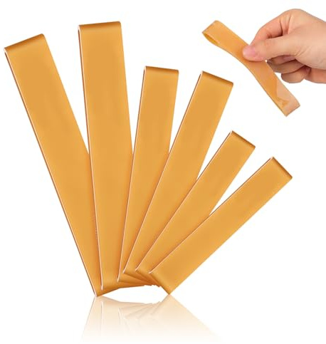 JOYOFREELY 6 Pezzi Set 6 Elastici in Gomma per Stampi Ceramica e Gesso, Fascette Elastiche Grandi e Piccole per Fissaggio Modelli Artigianali e Fai da Te