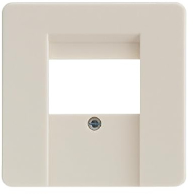 Elso Zentralplatte für Fernmit Anschlussdose TAE Ren, perlweiß, 503600