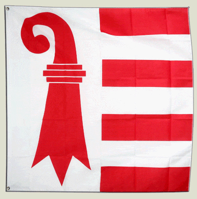 Drapeau Suisse Canton Jura - 90 x 90 cm