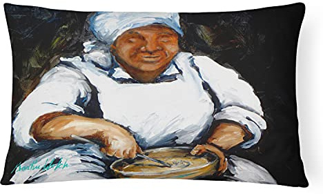 Agua caliente Cornbread lienzo decorativo tela almohada