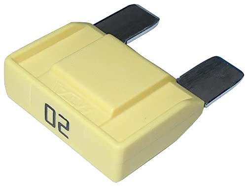 AERZETIX - C10066 - Sicherung - Groß - Gelb - Maxi - 20A - 6V - 12V - 24V - 32V - 29mm - für Auto - LKW - Dienstprogramm